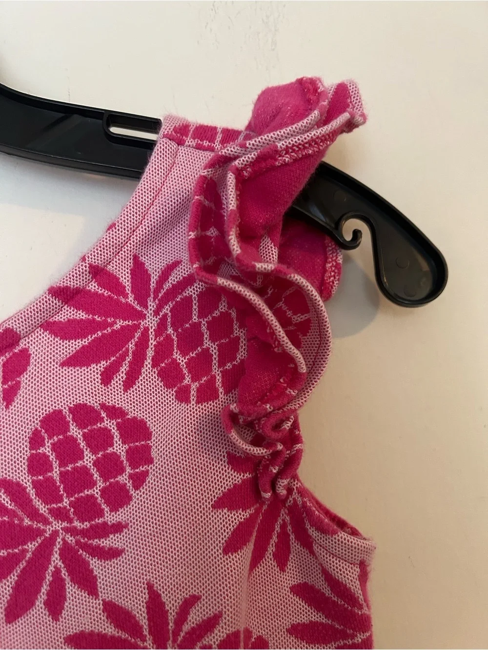 Janie and Jack Pineapple Pink Jacquard dress Size 8